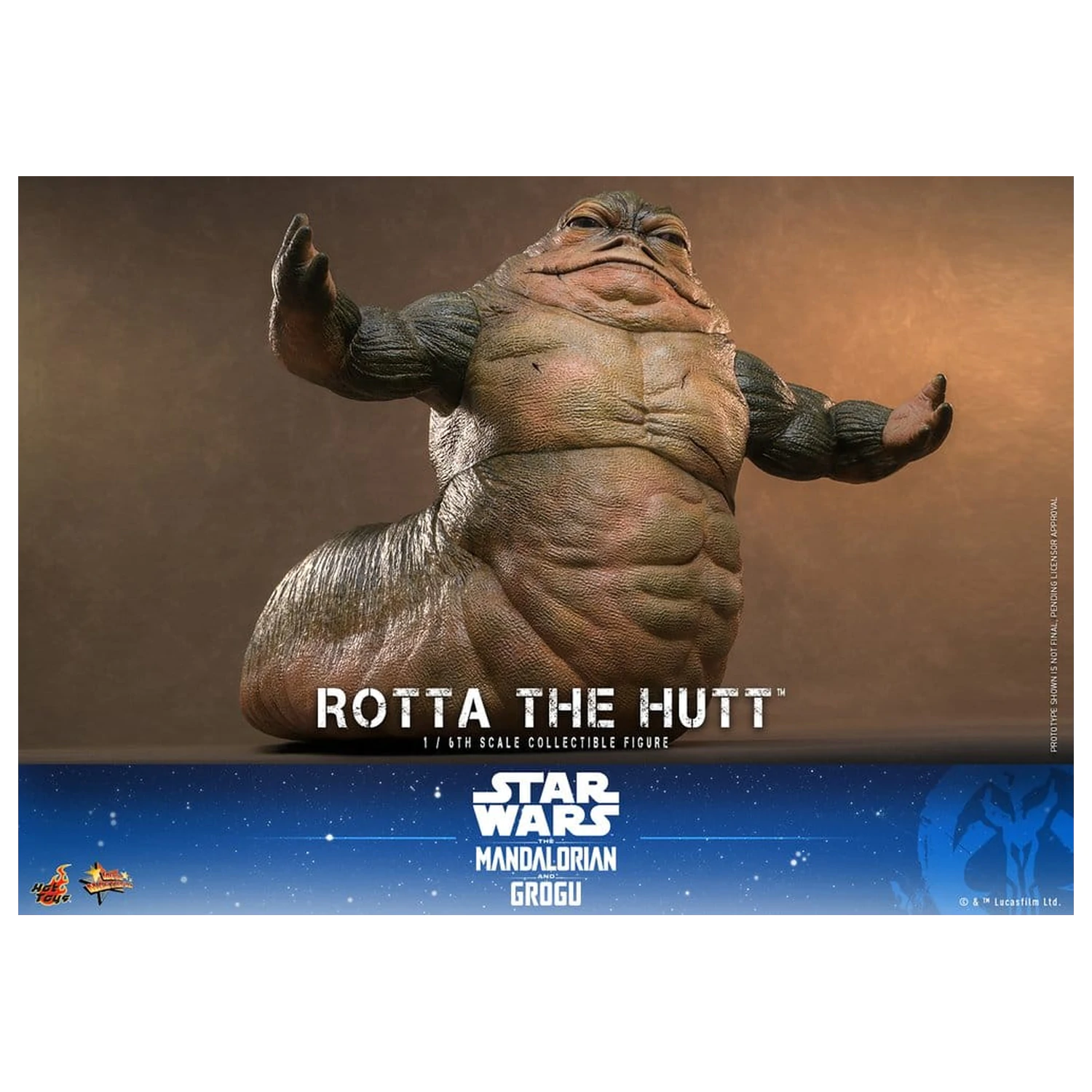 Star Wars Movie Masterpiece 1/6 Rotta The Hutt akciófigura 32 cm termékfotó