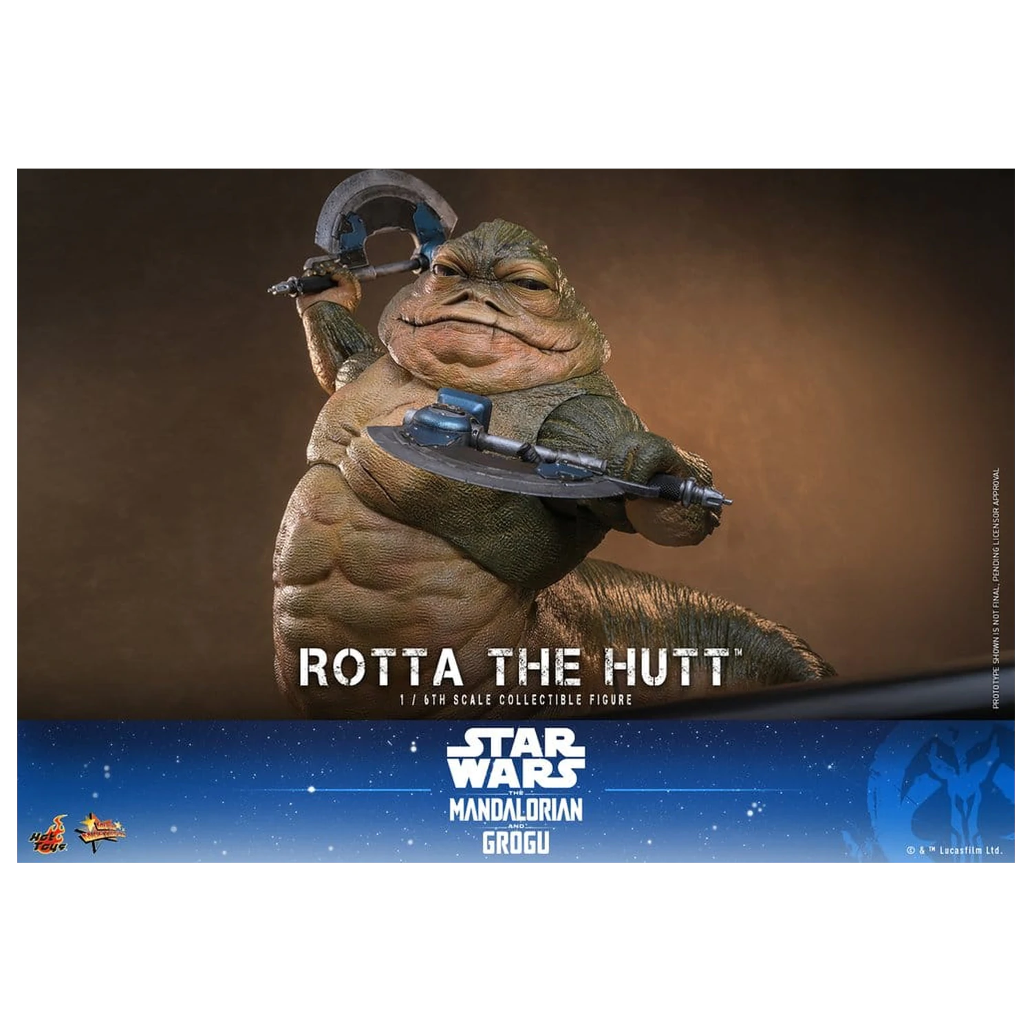 Star Wars Movie Masterpiece 1/6 Rotta The Hutt akciófigura 32 cm termékfotó