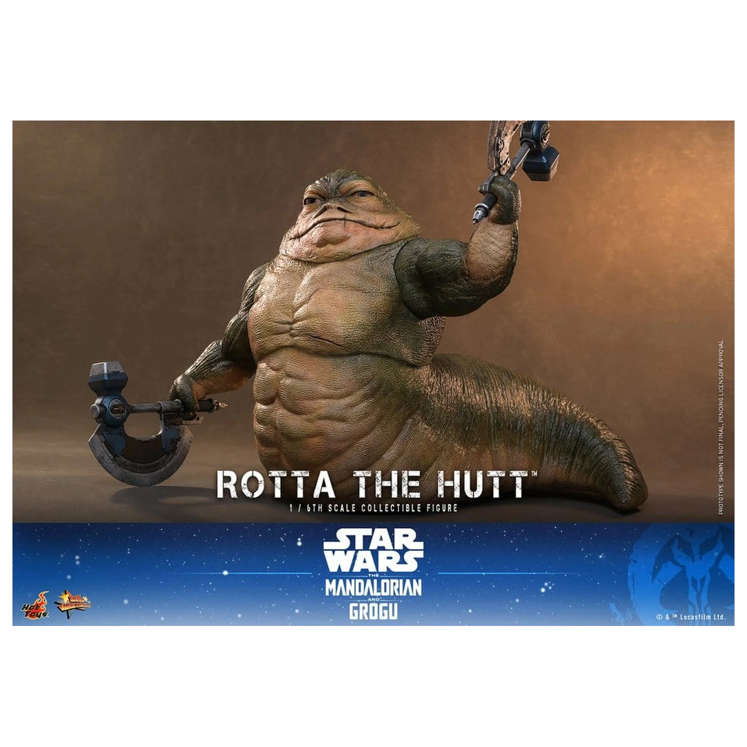 Star Wars Movie Masterpiece 1/6 Rotta The Hutt akciófigura 32 cm termékfotó