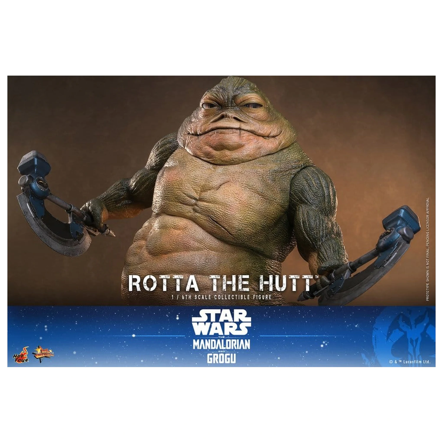 Star Wars Movie Masterpiece 1/6 Rotta The Hutt akciófigura 32 cm termékfotó