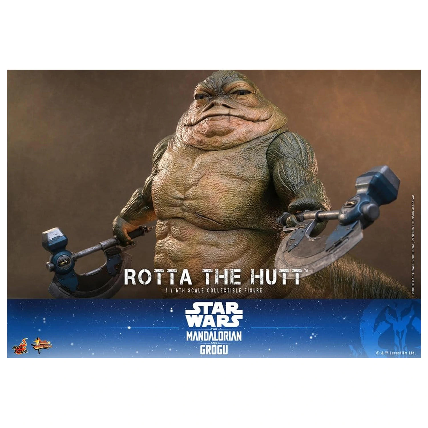 Star Wars Movie Masterpiece 1/6 Rotta The Hutt akciófigura 32 cm termékfotó