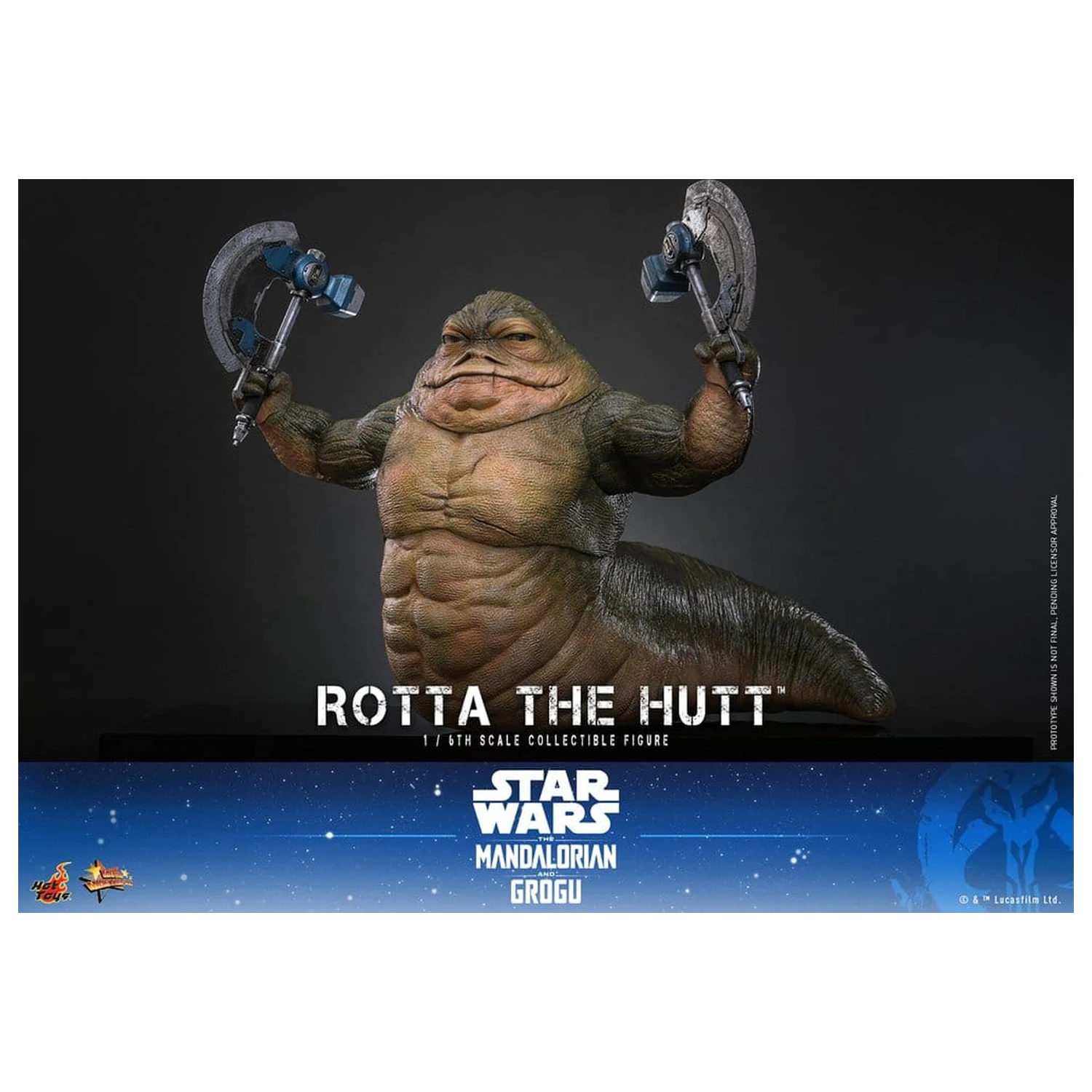 Star Wars Movie Masterpiece 1/6 Rotta The Hutt akciófigura 32 cm termékfotó