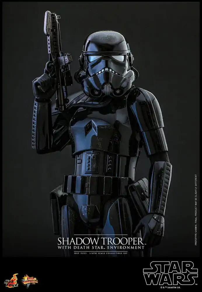 Star Wars Movie Masterpiece 1/6 Shadow Trooper with Death Star Environment akciófigura 30 cm termékfotó