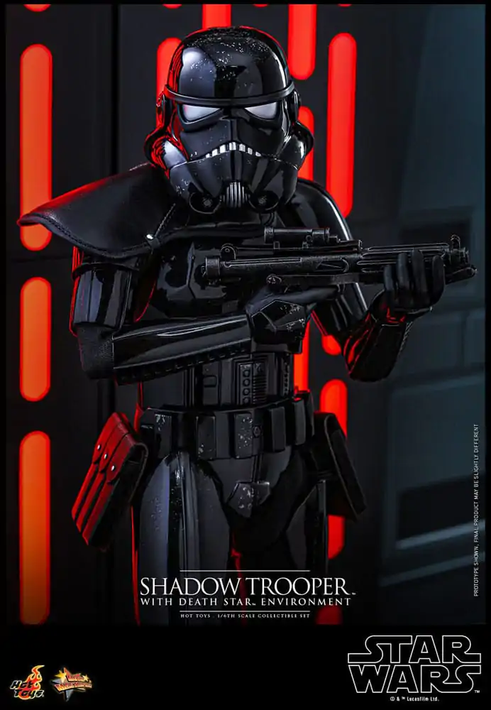 Star Wars Movie Masterpiece 1/6 Shadow Trooper with Death Star Environment akciófigura 30 cm termékfotó