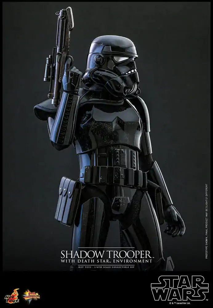 Star Wars Movie Masterpiece 1/6 Shadow Trooper with Death Star Environment akciófigura 30 cm termékfotó