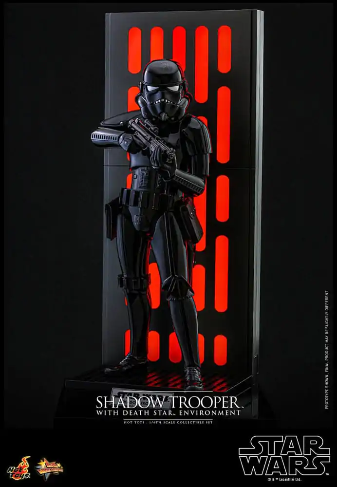 Star Wars Movie Masterpiece 1/6 Shadow Trooper with Death Star Environment akciófigura 30 cm termékfotó