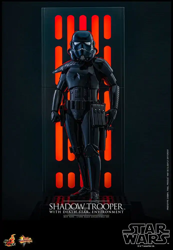 Star Wars Movie Masterpiece 1/6 Shadow Trooper with Death Star Environment akciófigura 30 cm termékfotó