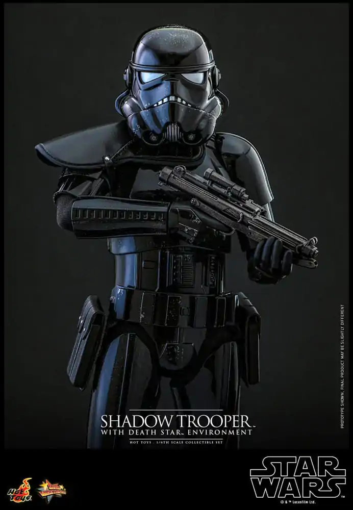 Star Wars Movie Masterpiece 1/6 Shadow Trooper with Death Star Environment akciófigura 30 cm termékfotó