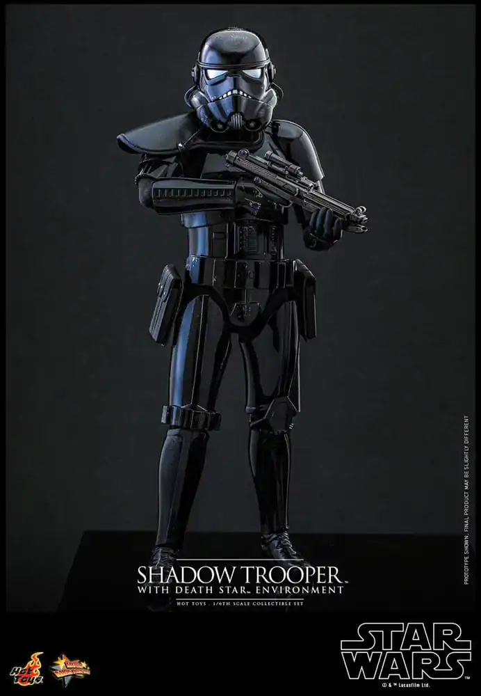 Star Wars Movie Masterpiece 1/6 Shadow Trooper with Death Star Environment akciófigura 30 cm termékfotó