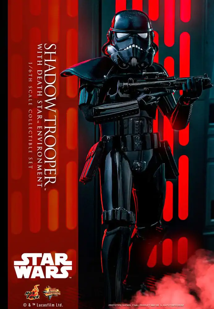 Star Wars Movie Masterpiece 1/6 Shadow Trooper with Death Star Environment akciófigura 30 cm termékfotó