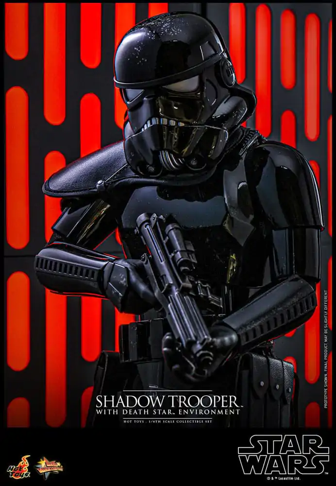 Star Wars Movie Masterpiece 1/6 Shadow Trooper with Death Star Environment akciófigura 30 cm termékfotó