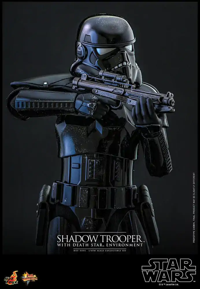 Star Wars Movie Masterpiece 1/6 Shadow Trooper with Death Star Environment akciófigura 30 cm termékfotó