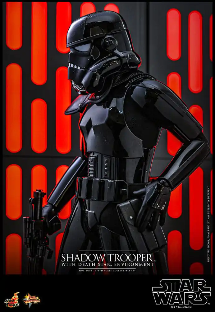 Star Wars Movie Masterpiece 1/6 Shadow Trooper with Death Star Environment akciófigura 30 cm termékfotó