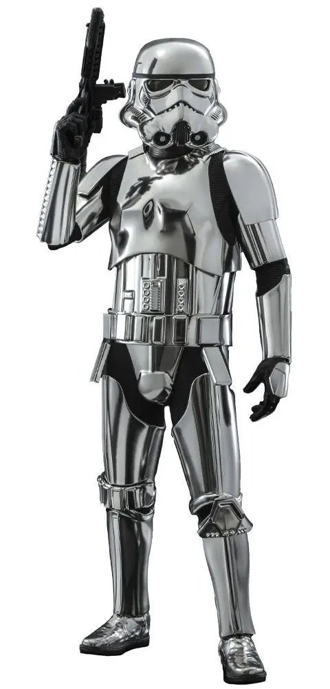 Star Wars Movie Masterpiece 1/6 Stormtrooper (Chrome Version) akciófigura 30 cm termékfotó