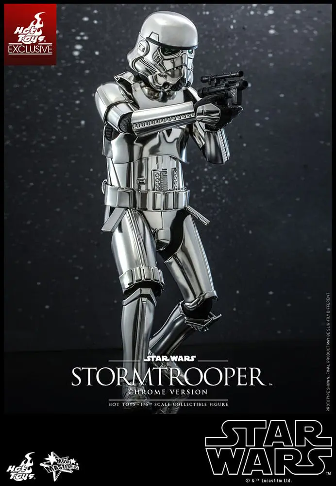 Star Wars Movie Masterpiece 1/6 Stormtrooper Chrome Version akciófigura 30 cm termékfotó