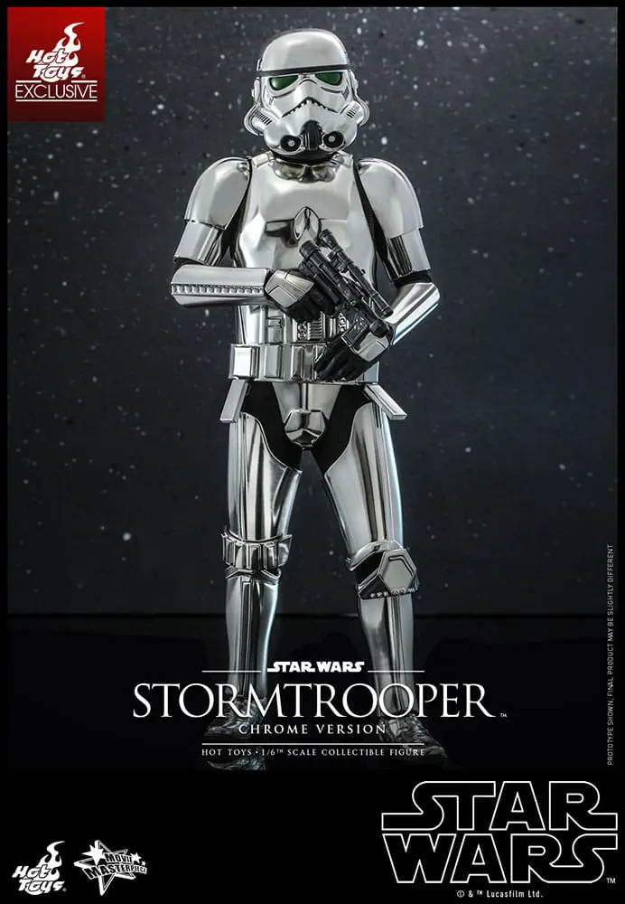 Star Wars Movie Masterpiece 1/6 Stormtrooper Chrome Version akciófigura 30 cm termékfotó