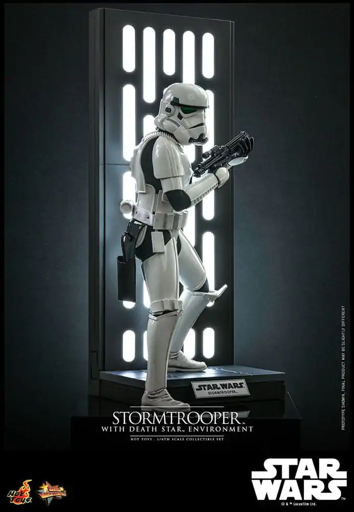 Star Wars Movie Masterpiece 1/6 Stormtrooper with Death Star Environment akciófigura 30 cm termékfotó