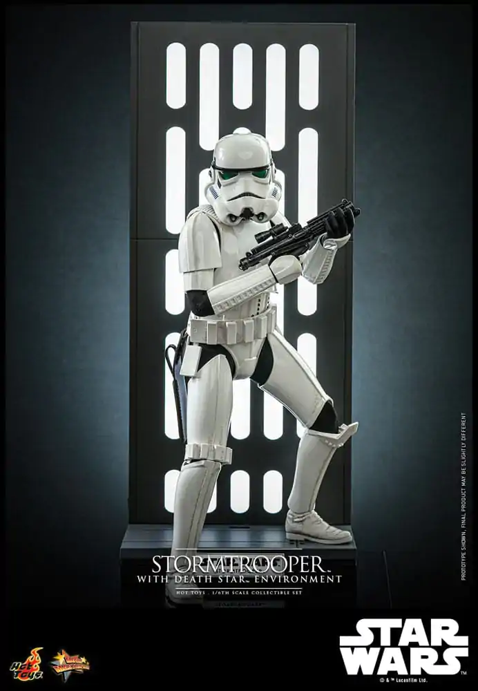 Star Wars Movie Masterpiece 1/6 Stormtrooper with Death Star Environment akciófigura 30 cm termékfotó