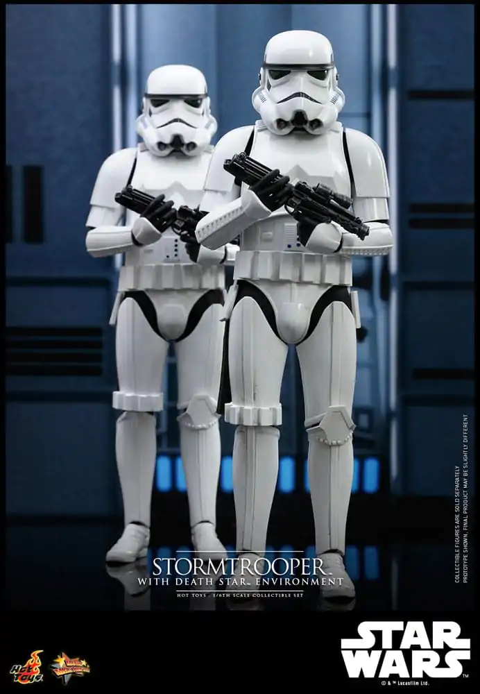 Star Wars Movie Masterpiece 1/6 Stormtrooper with Death Star Environment akciófigura 30 cm termékfotó