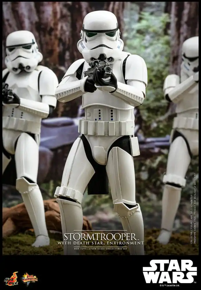 Star Wars Movie Masterpiece 1/6 Stormtrooper with Death Star Environment akciófigura 30 cm termékfotó