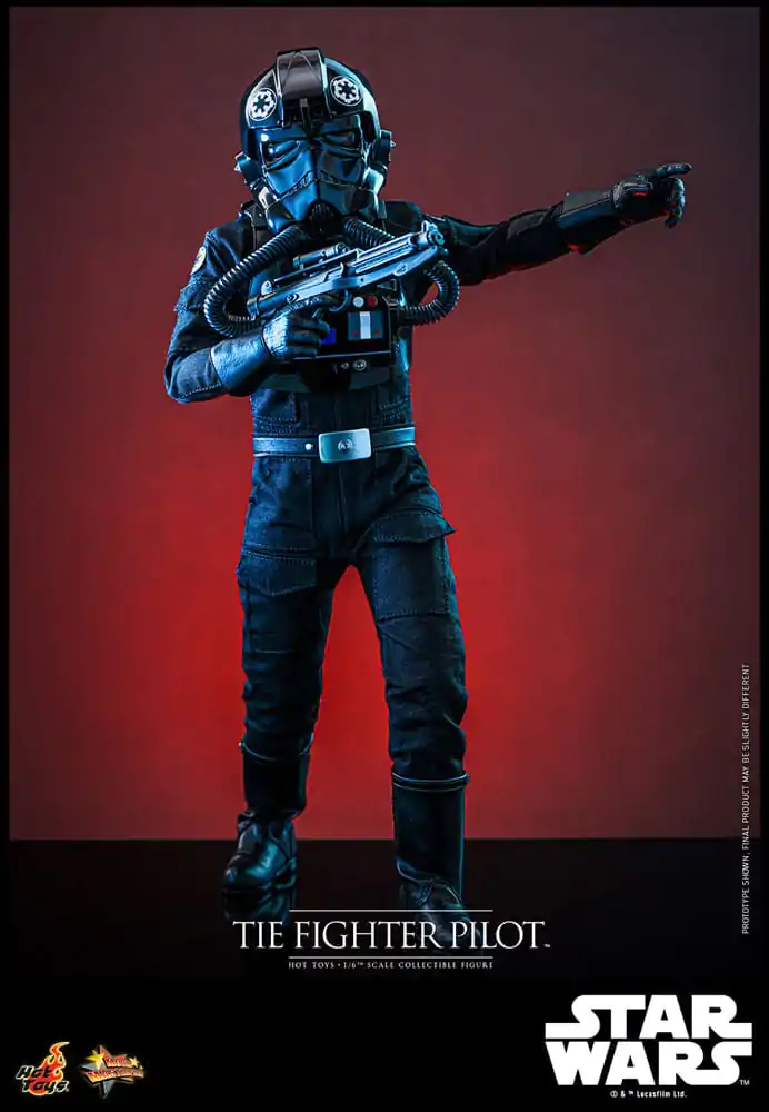 Star Wars Movie Masterpiece 1/6 TIE fighter Pilot akciófigura 30 cm termékfotó
