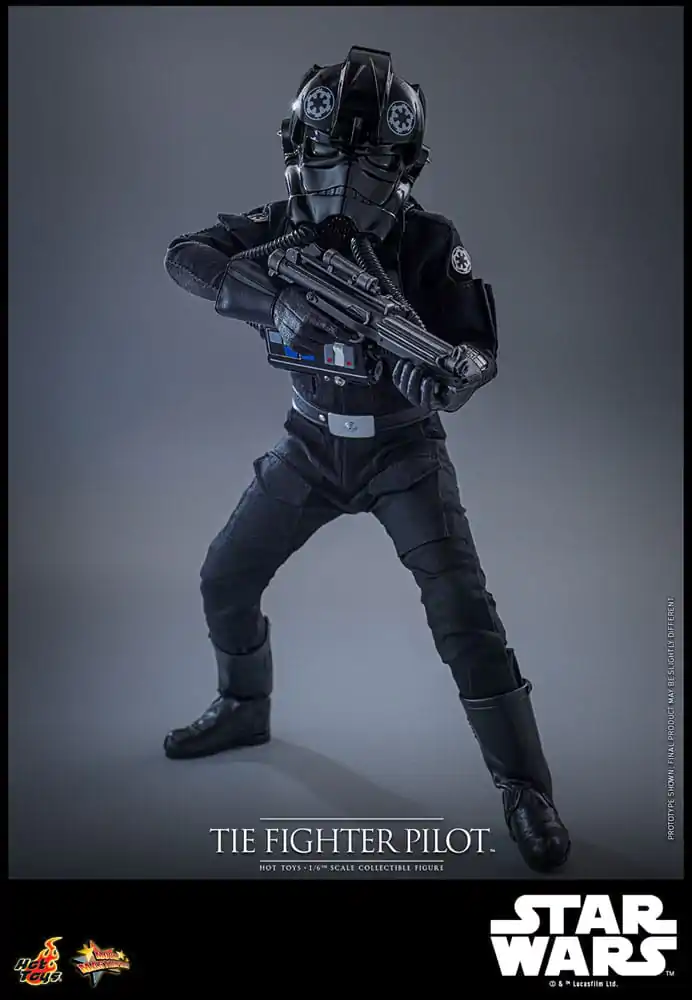 Star Wars Movie Masterpiece 1/6 TIE fighter Pilot akciófigura 30 cm termékfotó