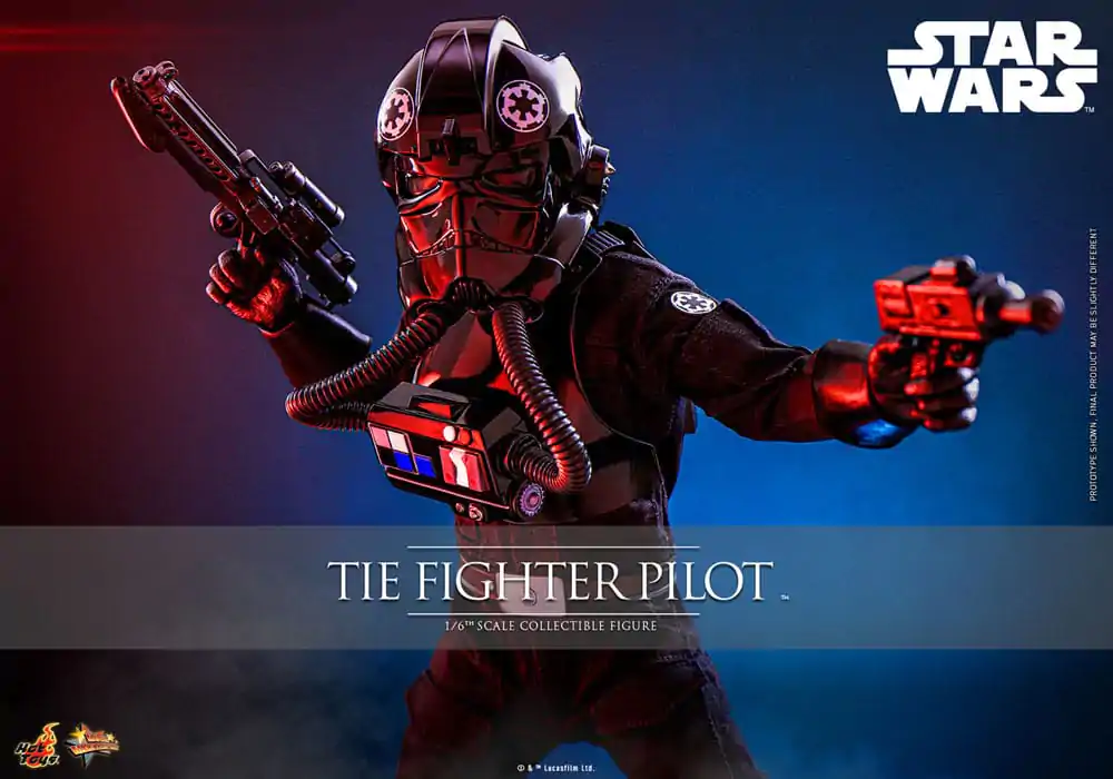 Star Wars Movie Masterpiece 1/6 TIE fighter Pilot akciófigura 30 cm termékfotó