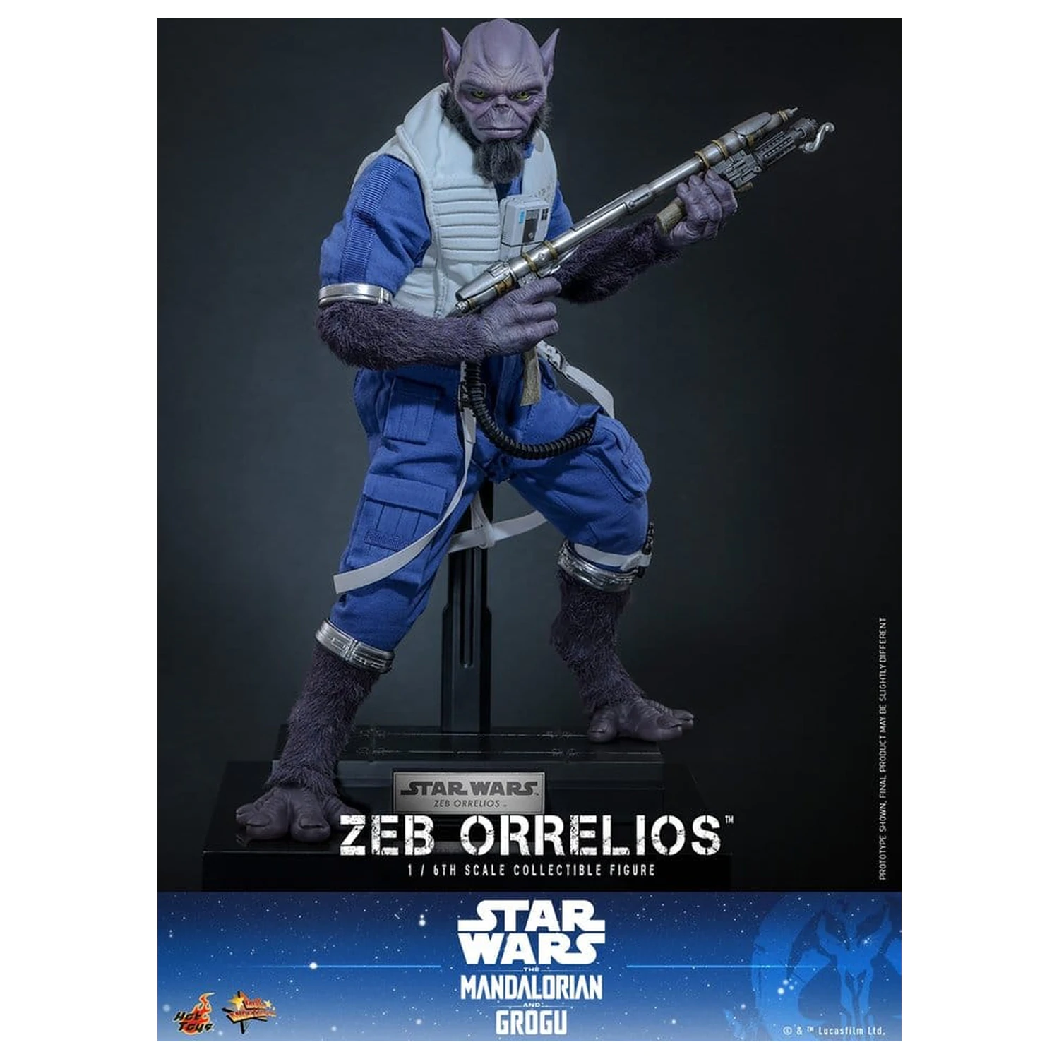 Star Wars Movie Masterpiece 1/6 Zeb Orrelios akciófigura 33 cm termékfotó