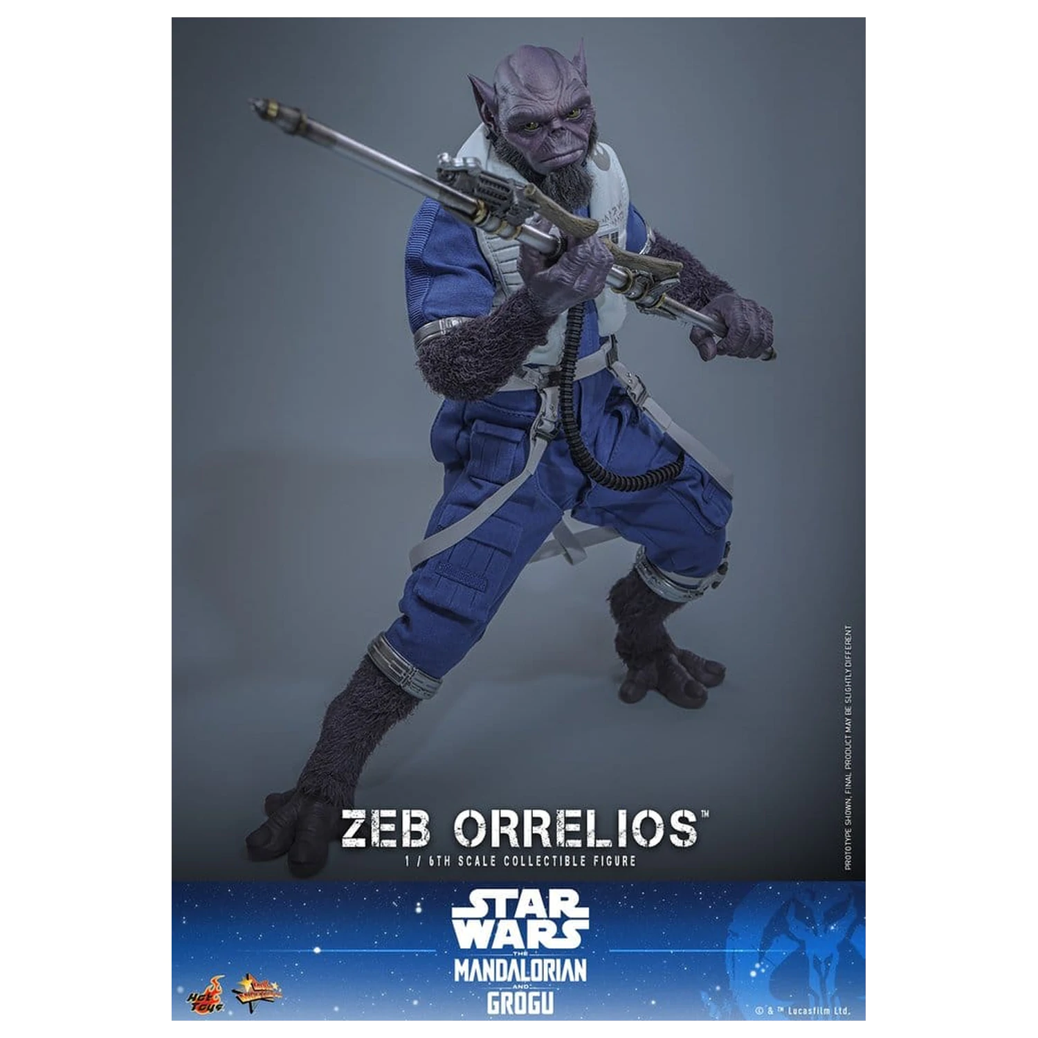 Star Wars Movie Masterpiece 1/6 Zeb Orrelios akciófigura 33 cm termékfotó