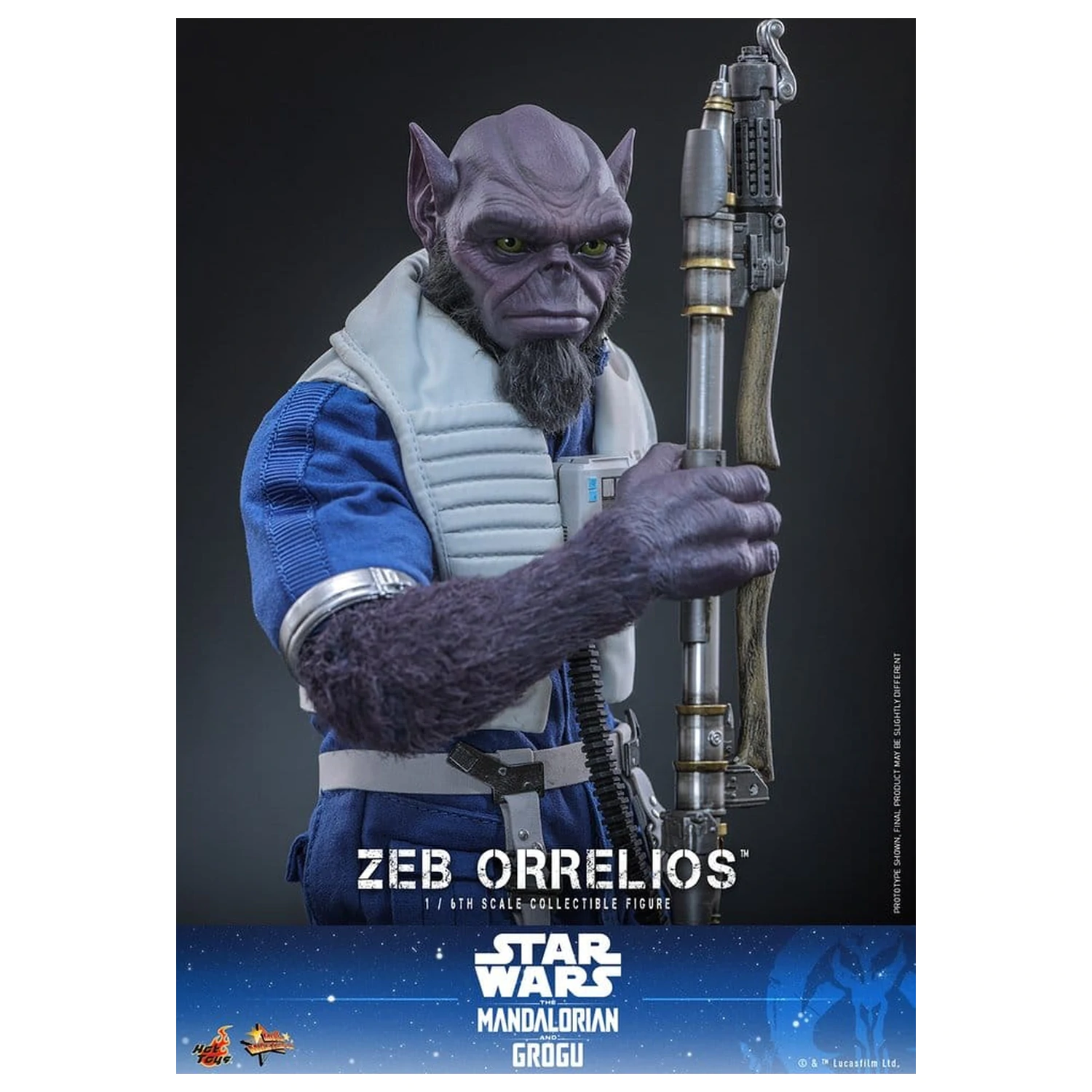 Star Wars Movie Masterpiece 1/6 Zeb Orrelios akciófigura 33 cm termékfotó