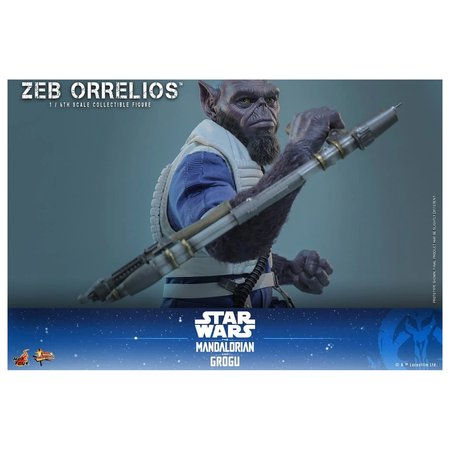 Star Wars Movie Masterpiece 1/6 Zeb Orrelios akciófigura 33 cm termékfotó