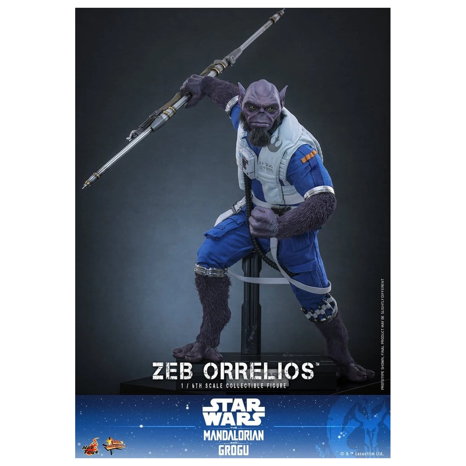 Star Wars Movie Masterpiece 1/6 Zeb Orrelios akciófigura 33 cm termékfotó