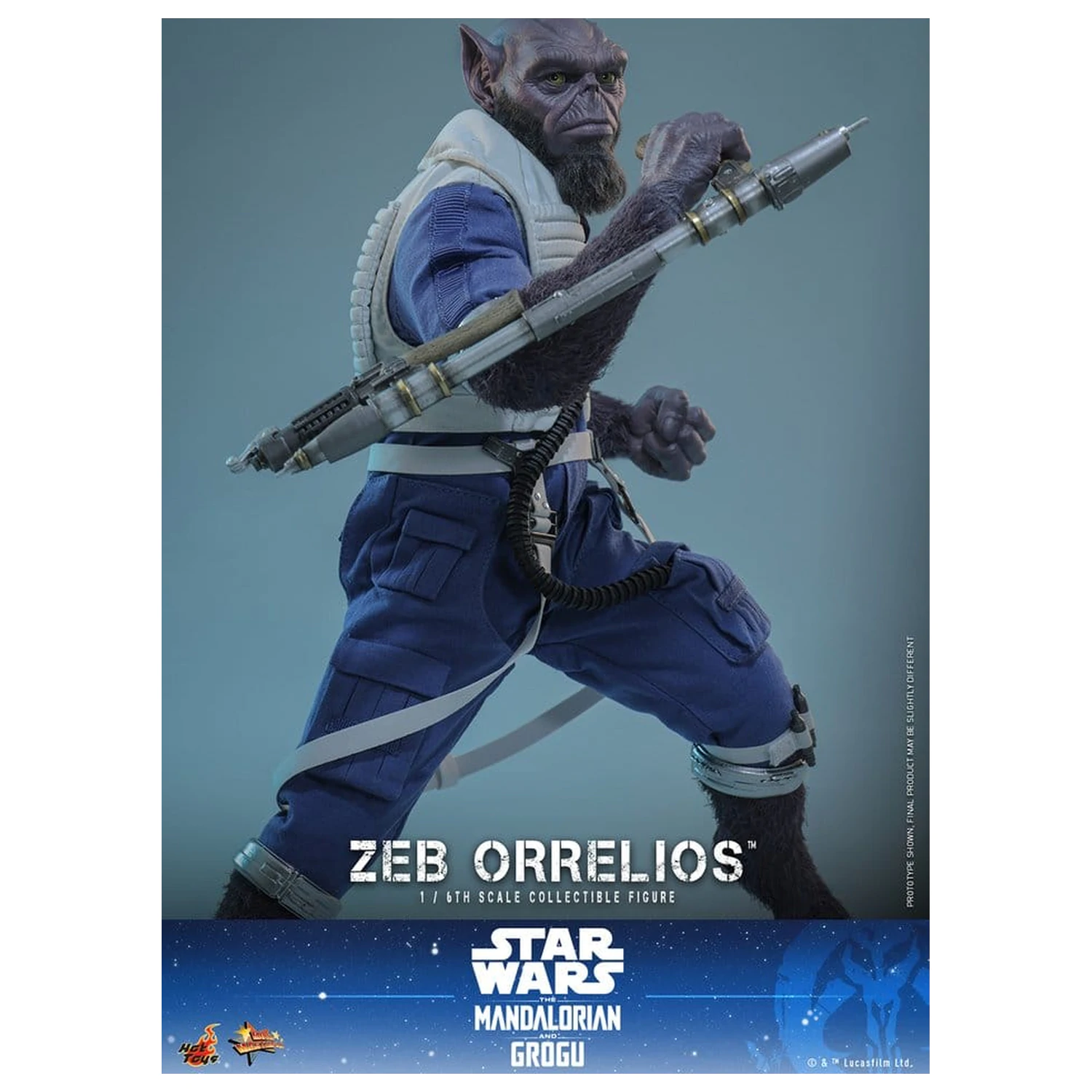 Star Wars Movie Masterpiece 1/6 Zeb Orrelios akciófigura 33 cm termékfotó