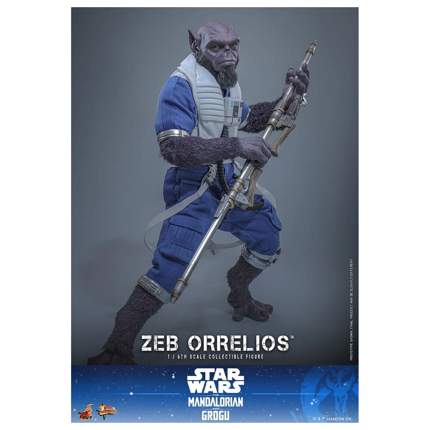 Star Wars Movie Masterpiece 1/6 Zeb Orrelios akciófigura 33 cm termékfotó