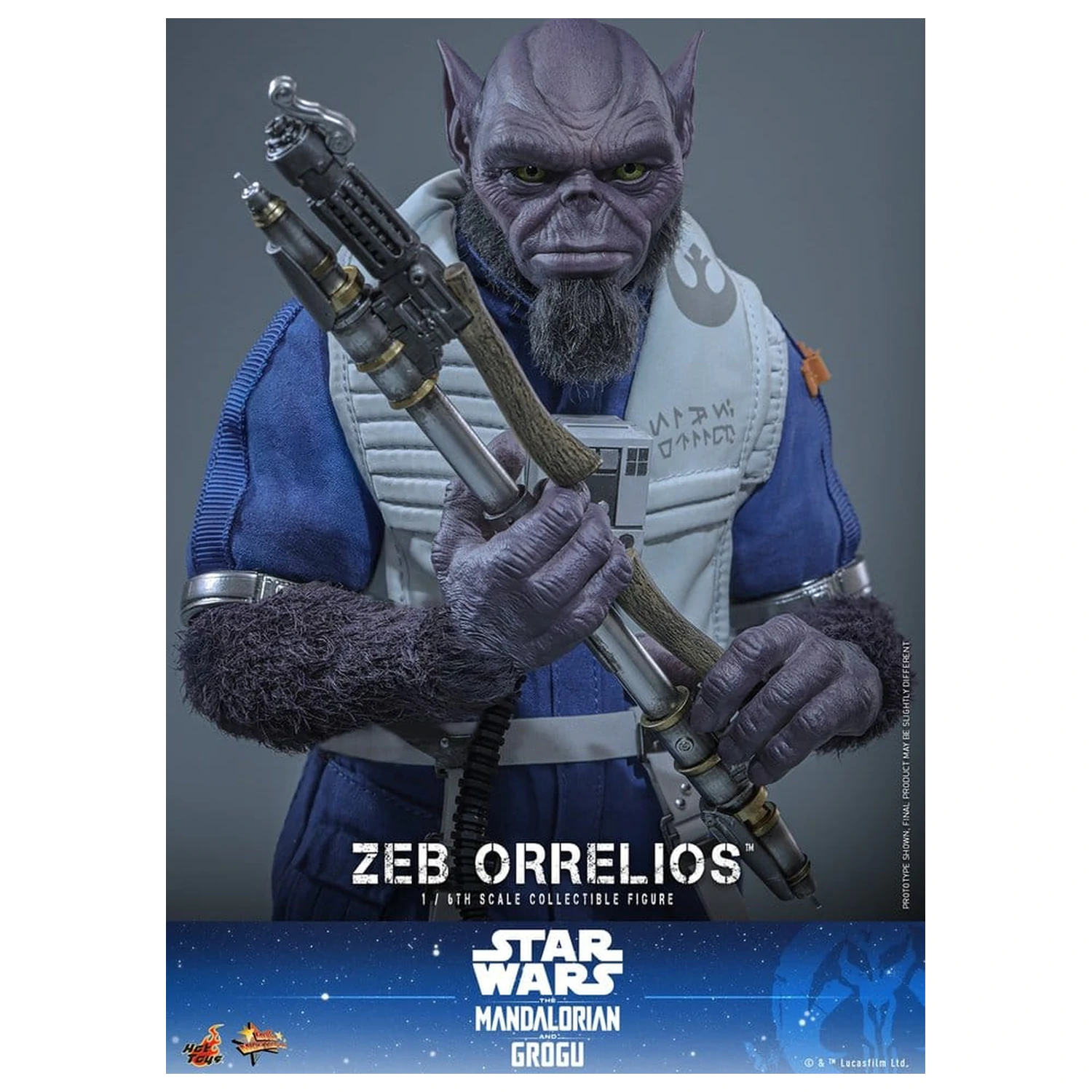 Star Wars Movie Masterpiece 1/6 Zeb Orrelios akciófigura 33 cm termékfotó