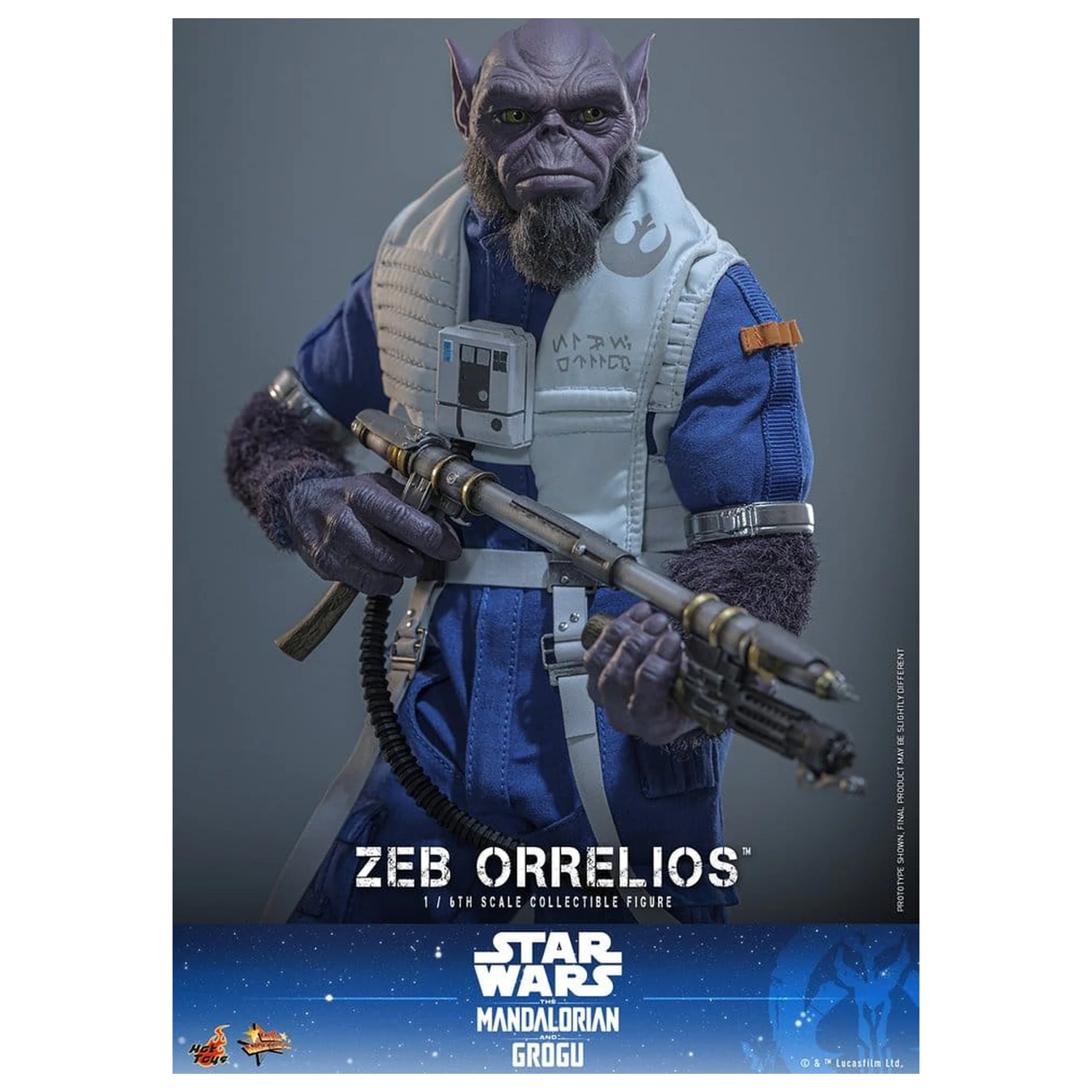 Star Wars Movie Masterpiece 1/6 Zeb Orrelios akciófigura 33 cm termékfotó