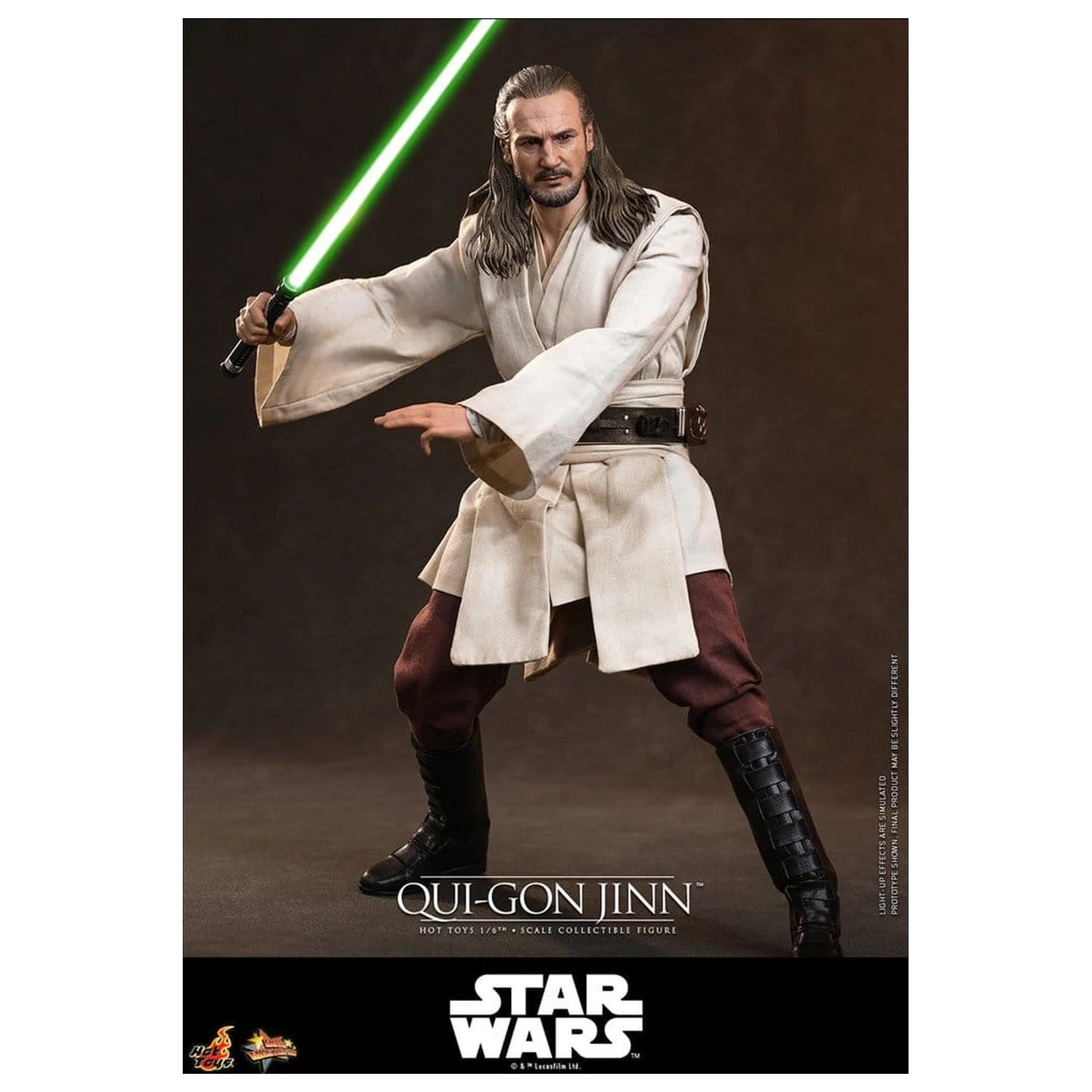 Star Wars Movie Masterpiece akciófigura 1/6 Qui-Gon Jinn (Collector Edition) 32 cm termékfotó