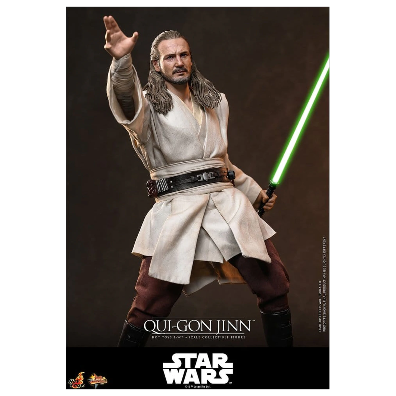 Star Wars Movie Masterpiece akciófigura 1/6 Qui-Gon Jinn (Collector Edition) 32 cm termékfotó
