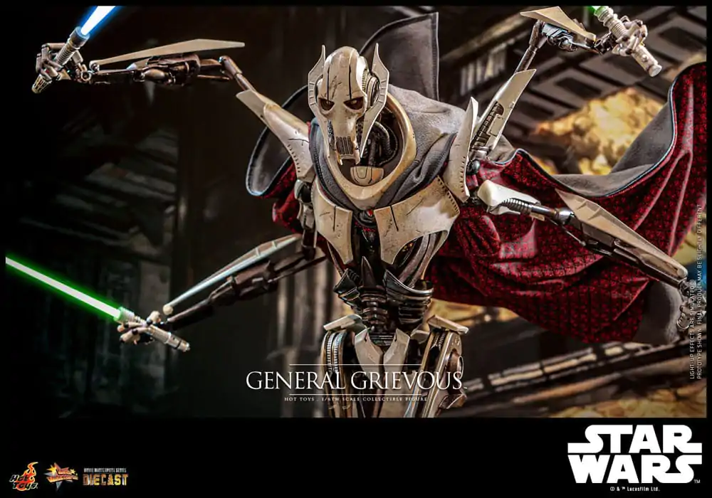 Star Wars Movie Masterpiece Diecast 1/6 General Grievous akciófigura 42 cm termékfotó