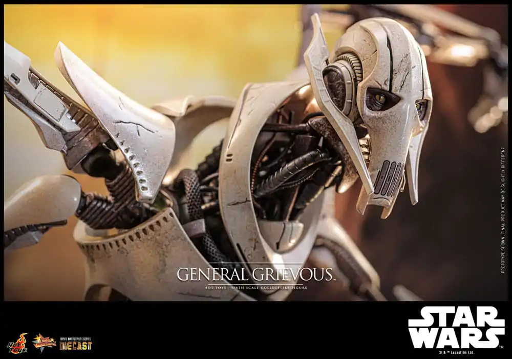 Star Wars Movie Masterpiece Diecast 1/6 General Grievous akciófigura 42 cm termékfotó