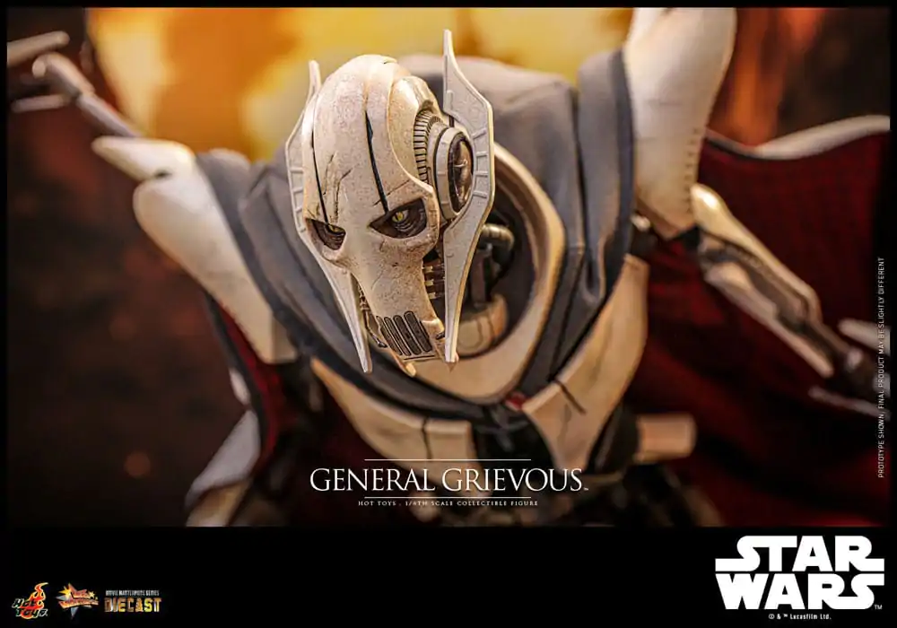 Star Wars Movie Masterpiece Diecast 1/6 General Grievous akciófigura 42 cm termékfotó