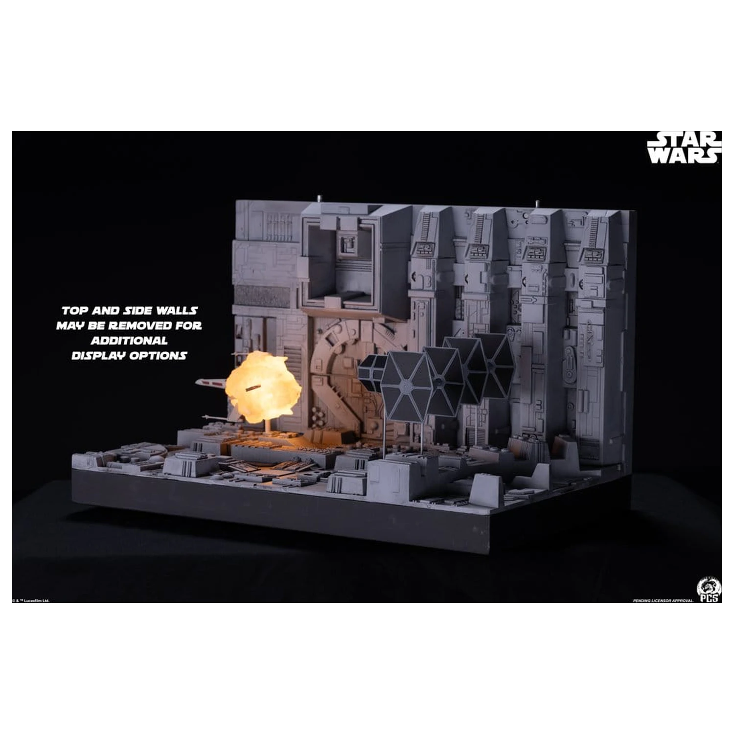 Star Wars Movie Moments Mini Scale Diorama Trench Run 23 cm termékfotó