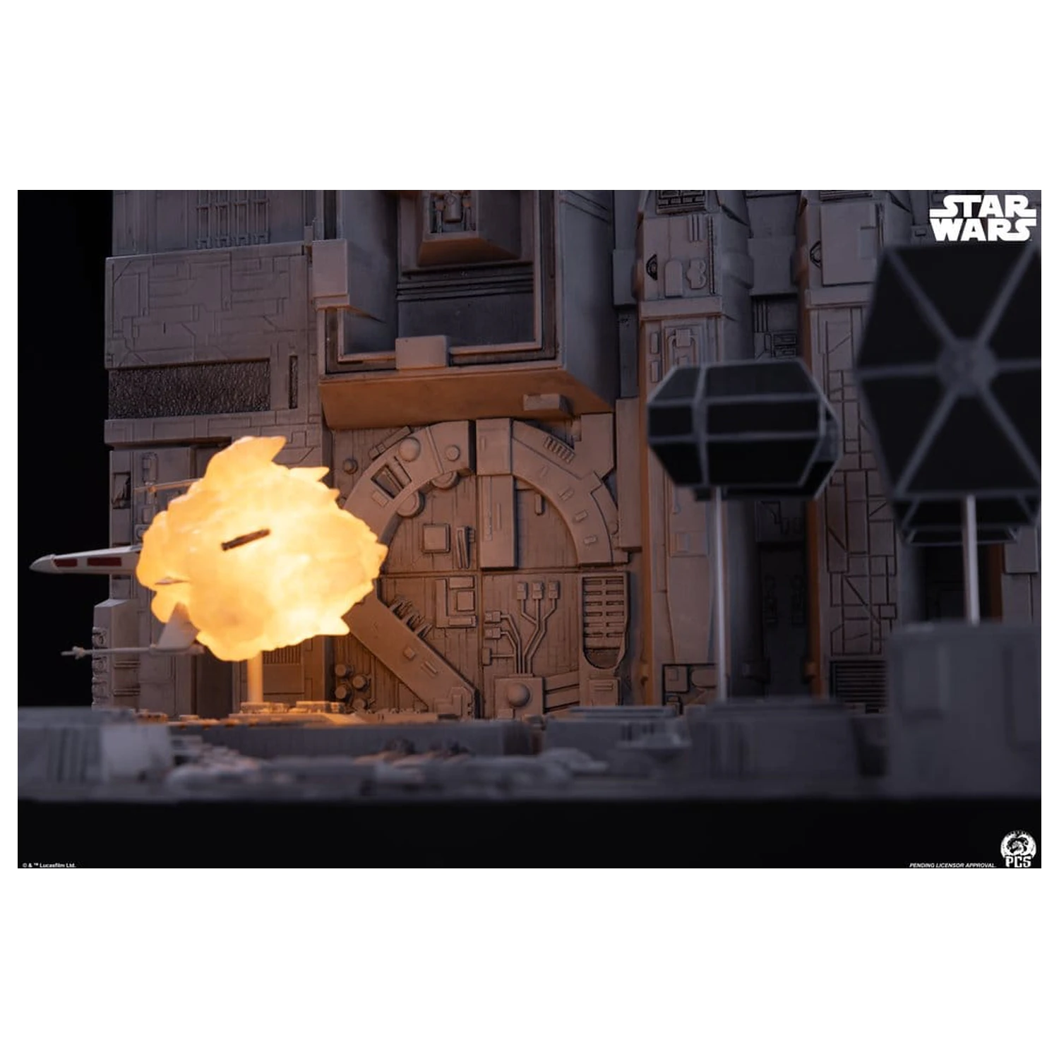 Star Wars Movie Moments Mini Scale Diorama Trench Run 23 cm termékfotó