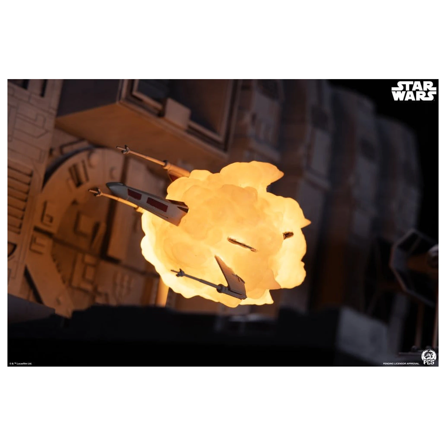 Star Wars Movie Moments Mini Scale Diorama Trench Run 23 cm termékfotó