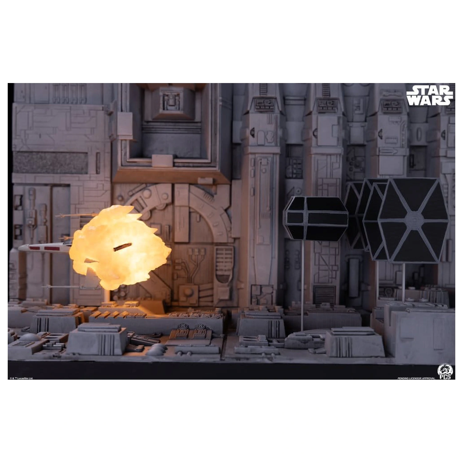 Star Wars Movie Moments Mini Scale Diorama Trench Run 23 cm termékfotó