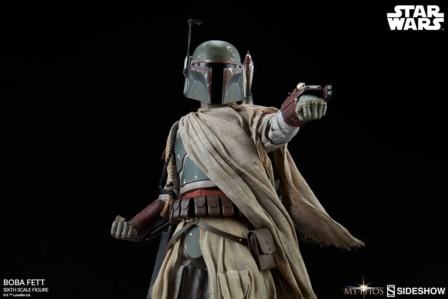 Star Wars Mythos 1/6 Boba Fett akciófigura 30 cm termékfotó