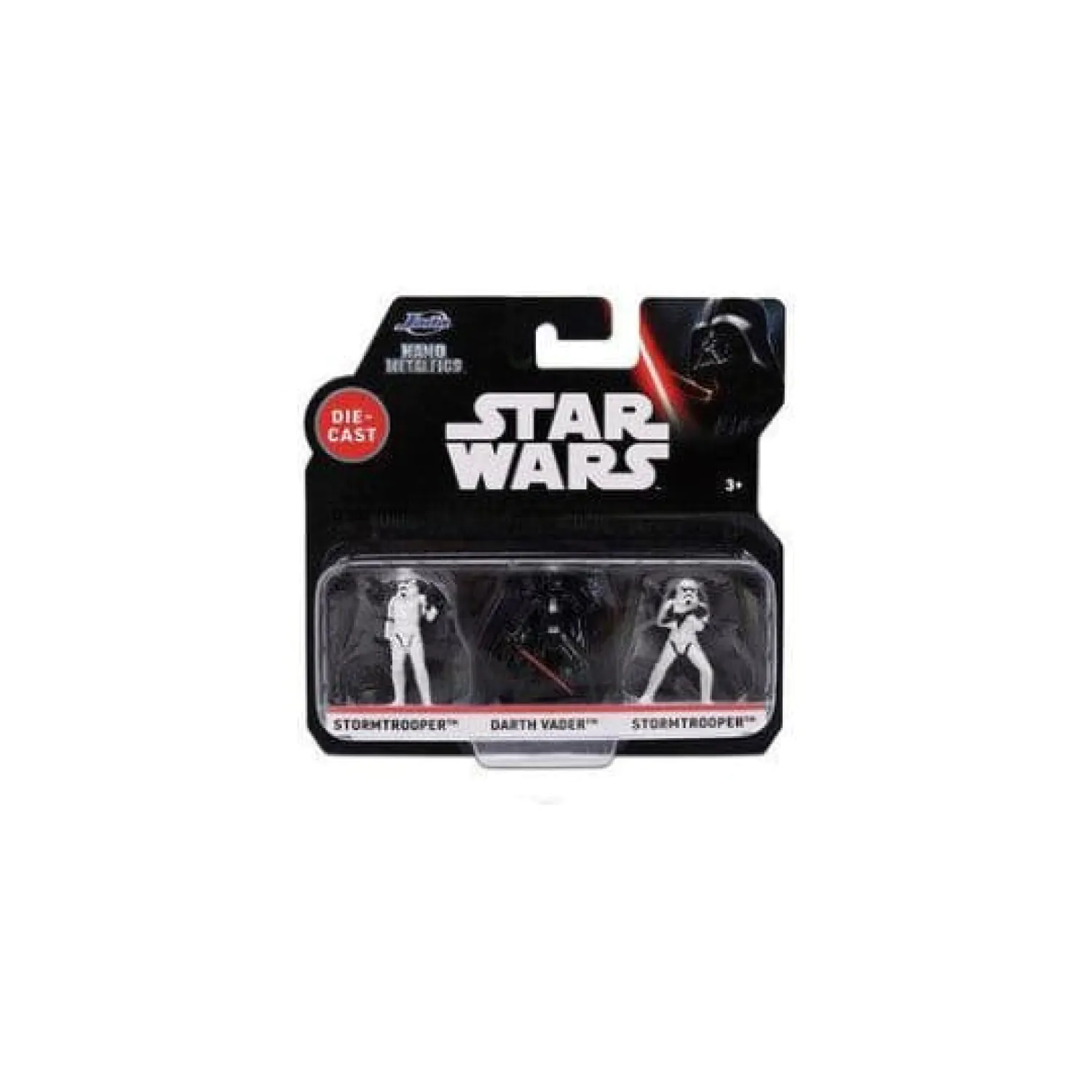 Star Wars Nano 3 db-os Mini figura csomag 4 cm termékfotó