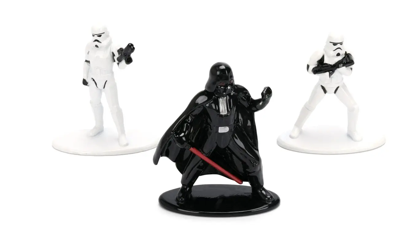 Star Wars Nano 3 db-os Mini figura csomag 4 cm termékfotó