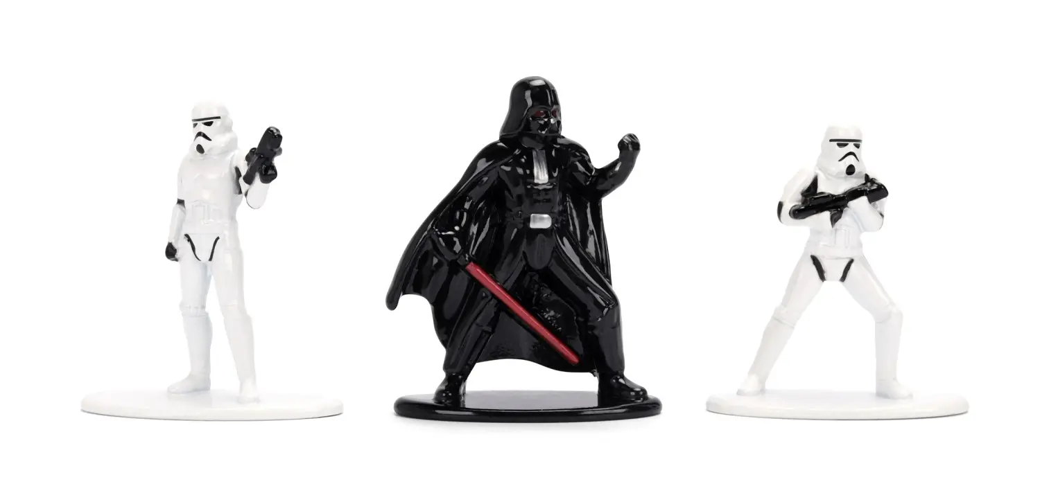 Star Wars Nano 3 db-os Mini figura csomag 4 cm termékfotó