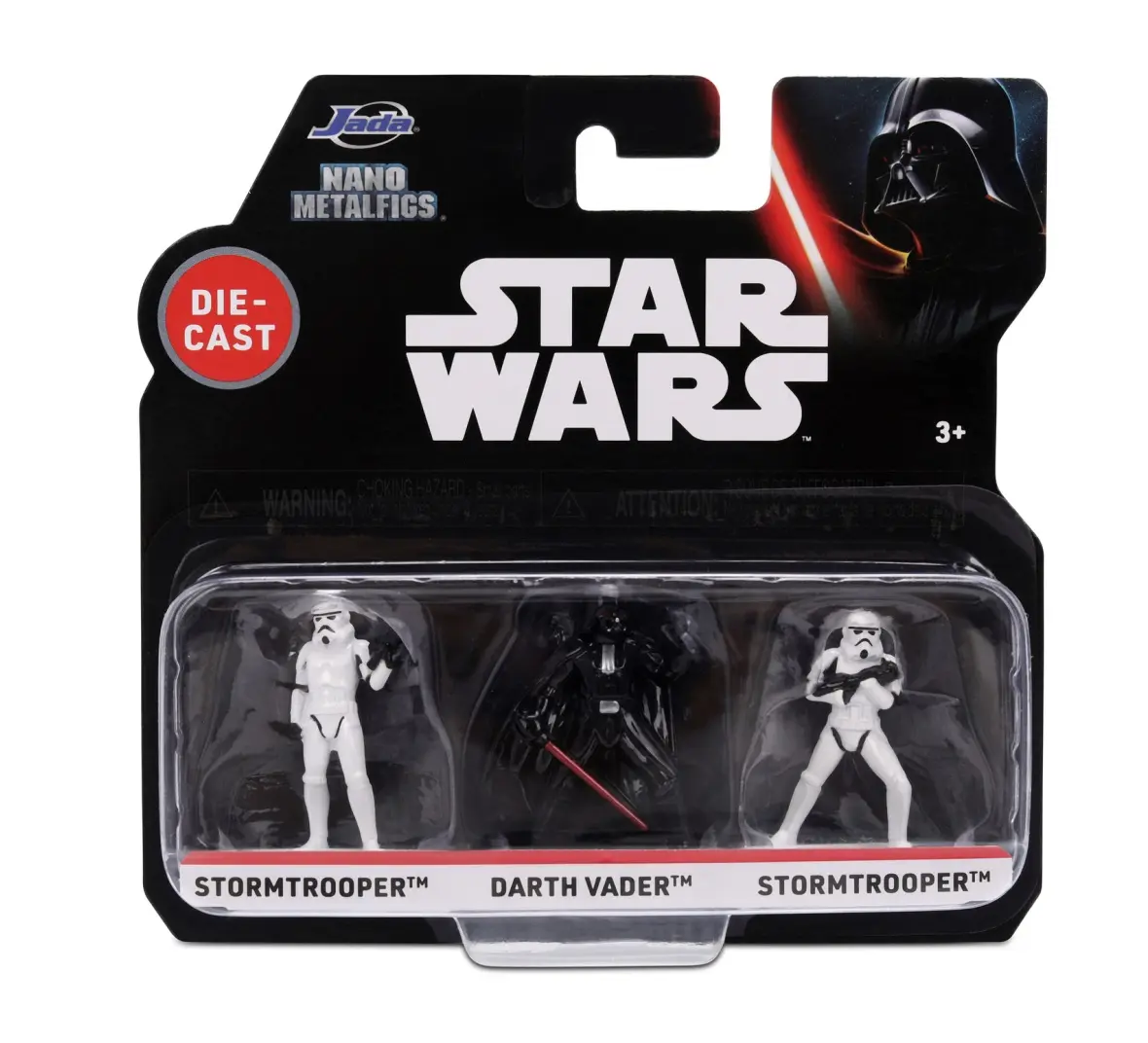 Star Wars Nano 3 db-os Mini figura csomag 4 cm termékfotó